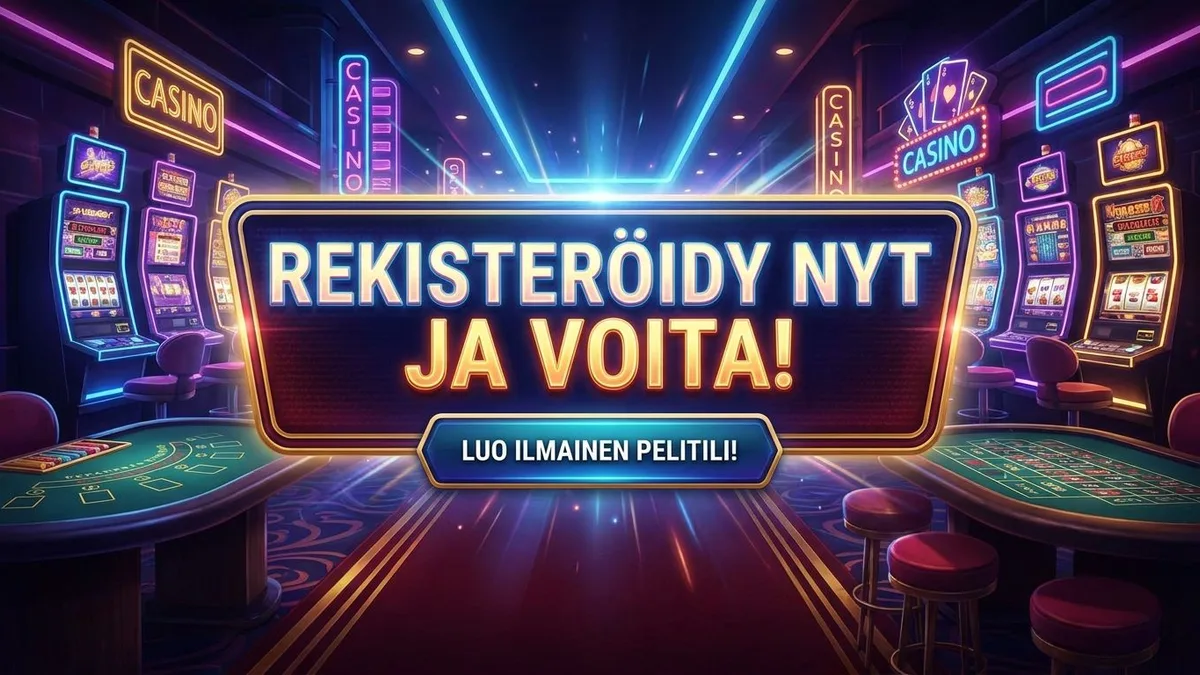 Rekisteröidy bonuksen kanssa